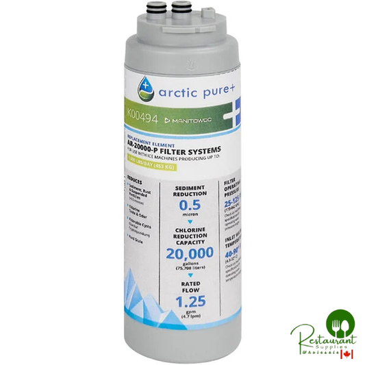 Manitowoc K00494 Cartridge for Arctic Pure Plus AR-20000P Water Filtration Systems