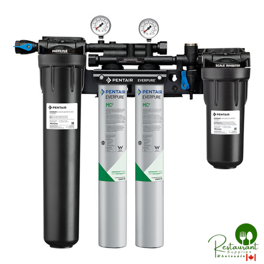 Everpure EV9330-42 High Flow CSR Twin-MC2 Water Filtration System with Pre-Filter - .5 Micron and 3.34 GPM