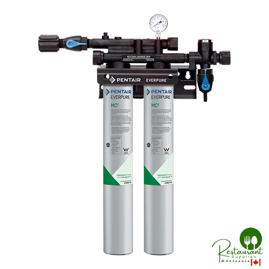 Everpure EV9275-02 QC71 Twin MC2 Filtration System - .5 Micron and 3.34 GPM