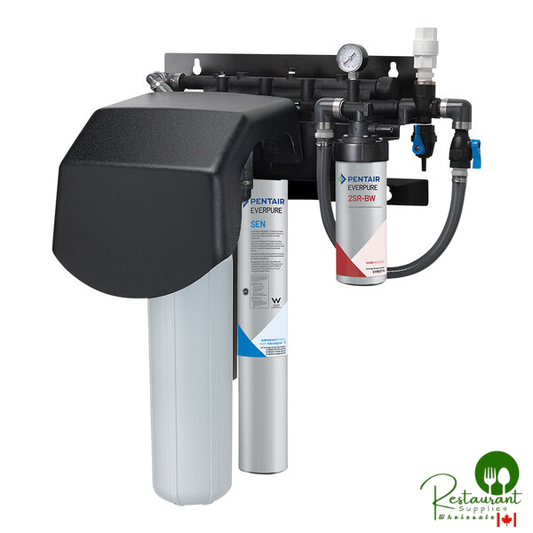 Everpure EV9437-30 Endurance High Flow Twin Water Filtration System with Pre-Filter and Scale Reduction - .2 Micron and 7.5 GPM