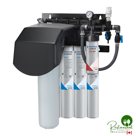 Everpure EV9437-32 Endurance High Flow Quad Water Filtration System with Pre-Filter and Scale Reduction - .2 Micron and 15 GPM