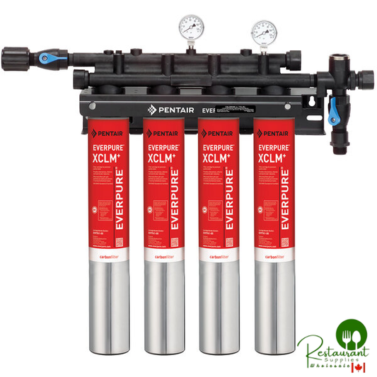 Everpure EV9761-14 QC7I Quad-XCLM+ Water Filtration System - 5 Micron and 8/6.68/4 GPM