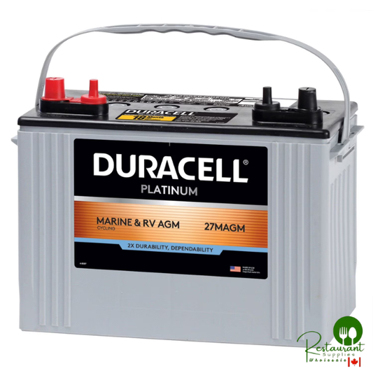 Duracell AGM Marine Battery, Group Size 27M