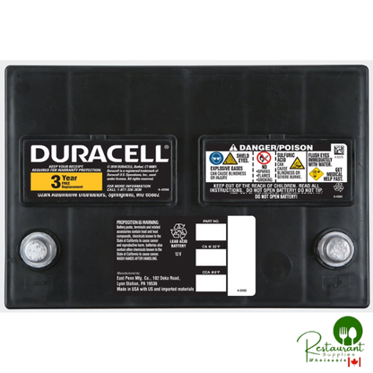 Duracell Automotive Battery, Group Size 36R