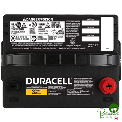 Duracell Automotive Battery, Group Size 26R