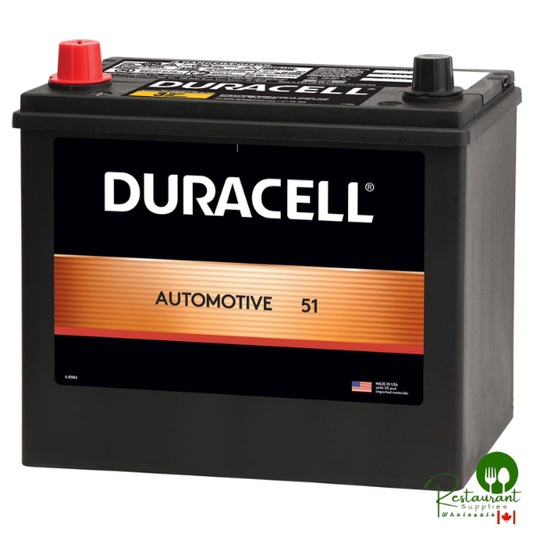 Duracell Automotive Battery, Group Size 51