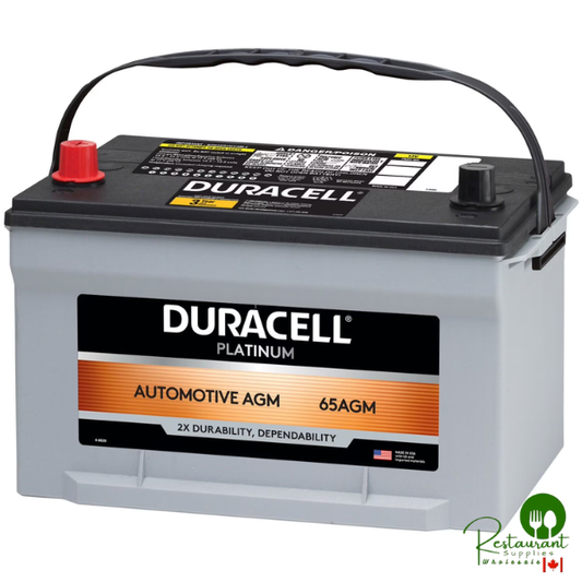 Duracell AGM Automotive Battery, Group Size 65
