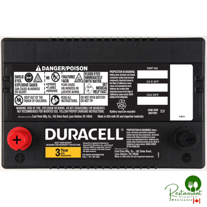 Duracell Automotive Battery, Group Size 34