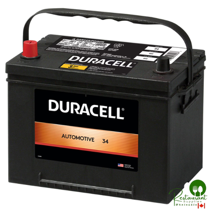 Duracell Automotive Battery, Group Size 34