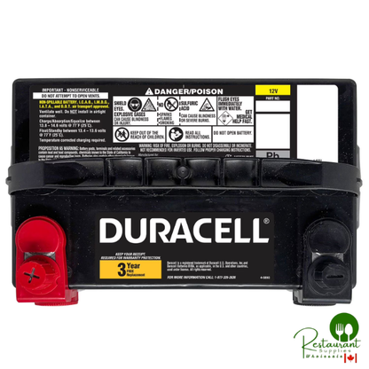 Duracell AGM Automotive Battery, Group Size 34/78