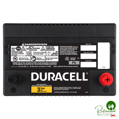 Duracell Automotive Battery, Group Size 124R