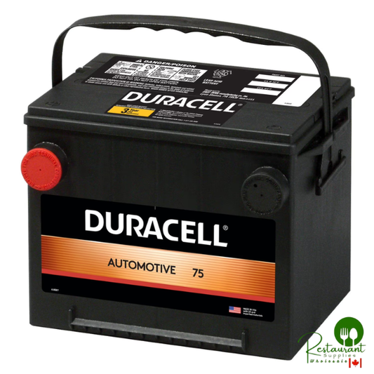 Duracell Automotive Battery, Group Size 75