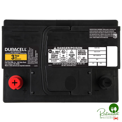 Duracell Automotive Battery, Group Size 96R