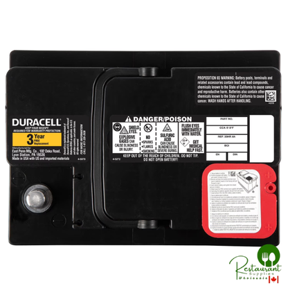 Duracell Automotive Battery, Group Size 47 H5