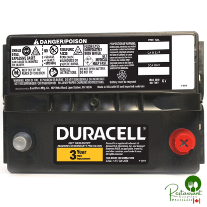 Duracell Automotive Battery, Group Size 35