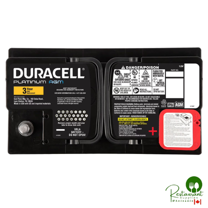 Duracell AGM Automotive Battery, Group Size 94R H7