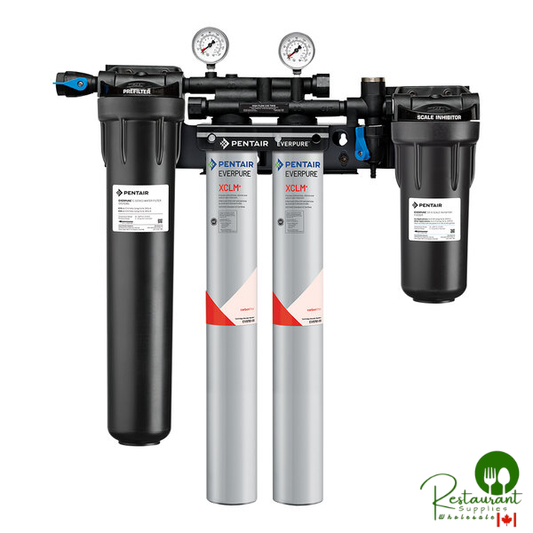 Everpure EV9761-32 High Flow CSR Twin-XCLM+ Water Filtration System with Pre-Filter and Scale Reduction - 5 Micron and 4/3.34/2 GPM