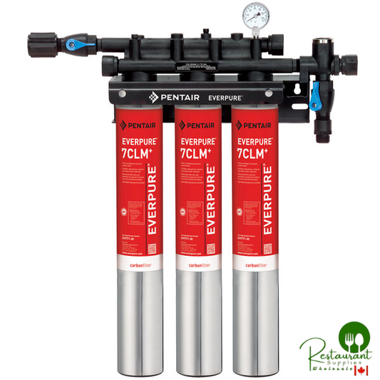 Everpure EV9771-13 QC7I Triple-7CLM+ Water Filtration System - 5 Micron and 5.01/4/3 GPM