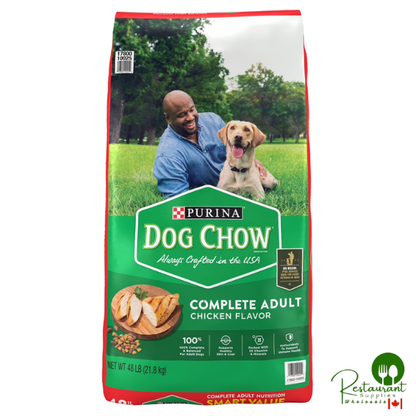 Purina Dog Chow Complete, Chicken Flavor, Adult Dry Dog Food, 48 lbs.