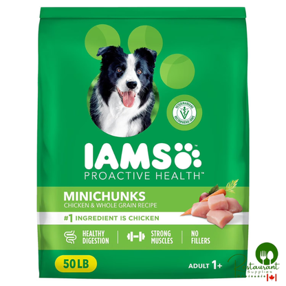 Iams ProActive Health, Chicken, Adult Minichunks Dry Dog Food, 50 lbs.