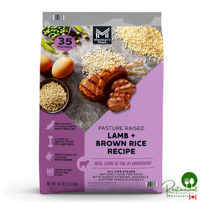 Member's Mark Pasture Raised Lamb and Brown Rice Recipe, Dry Dog Food, 35 lbs.
