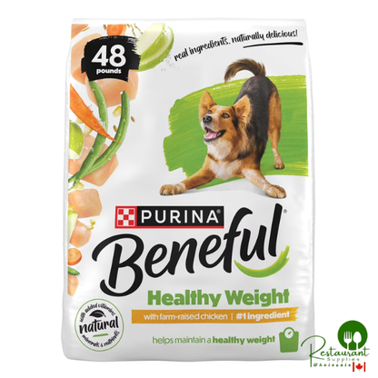 Purina Beneful Healthy Weight Chicken Recipe Dry Dog Food, 48 lbs.