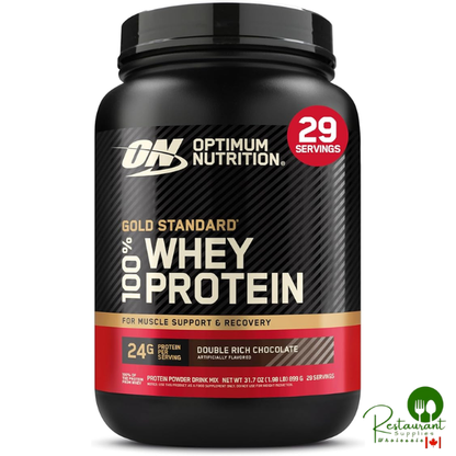 Optimum Nutrition Gold Standard 100% Whey Protein Powder, Double Rich Chocolate 1.98 Pound