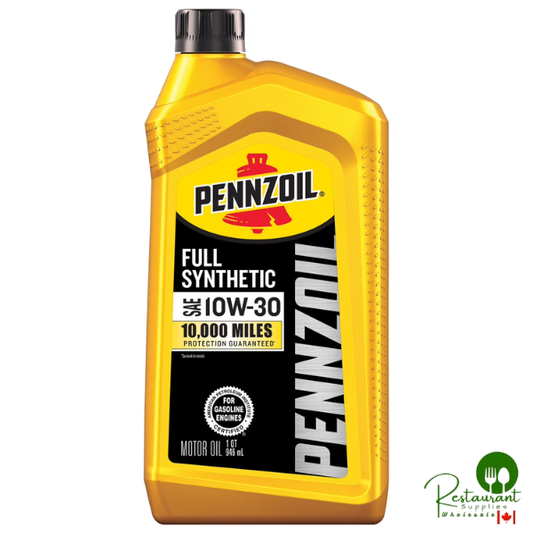 Pennzoil Full Synthetic 10W-30 Motor Oil 6*1 Quart Case