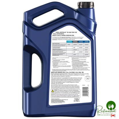Shell Rotella T6 Full Synthetic 15W40 3-pack/1 gallon bottles