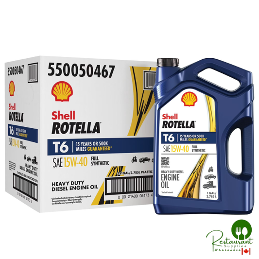 Shell Rotella T6 Full Synthetic 15W40 3-pack/1 gallon bottles