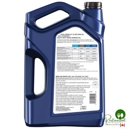 Shell Rotella T6 Full Synthetic 10W30 3-pack/1 gallon bottles