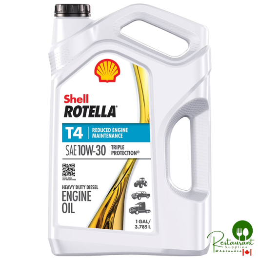 Shell Rotella T4 Triple Protection 10W-30 Diesel Engine Oil, 3*1 Gallon