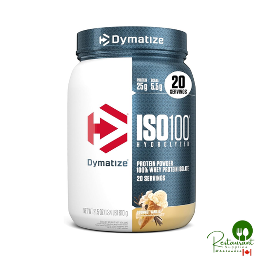 Dymatize ISO100 Whey Protein Powder Isolate, Gourmet Vanilla, 25g of Protein