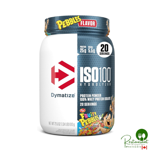 Dymatize x Fruity Pebbles ISO100 Whey Protein Powder Isolate 1.3lbs