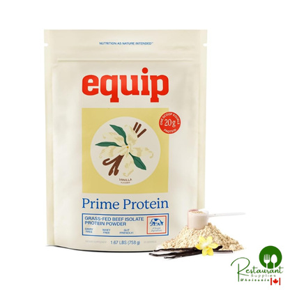 Equip Foods Prime Protein Powder | Clean, Grass Fed Beef Protein Powder 1.67lbs