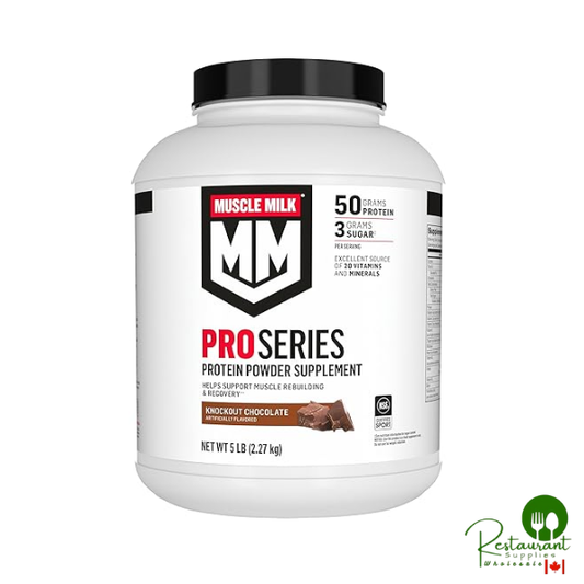 Muscle Milk Pro Series Protein Powder Supplement 5lbs, Knockout Chocolate