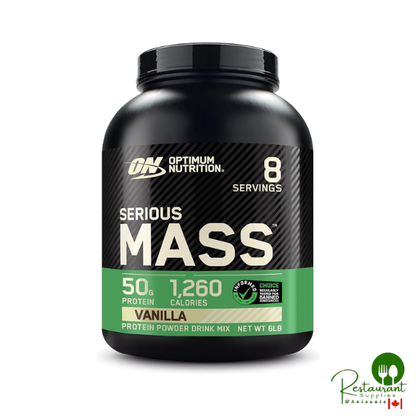 Optimum Nutrition Serious Mass, Weight Gainer Protein Powder, Vanilla, 6 Pound