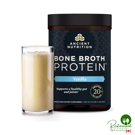 Ancient Nutrition Grass Fed, Cage Free, Bone Broth Protein Powder 1.1lbs