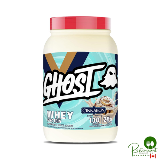 GHOST Whey Protein Powder, Cinnabon - 2LB, 25G of Protein