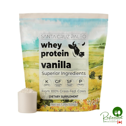 Santa Cruz Paleo Whey Protein Powder, Vanilla Flavor
