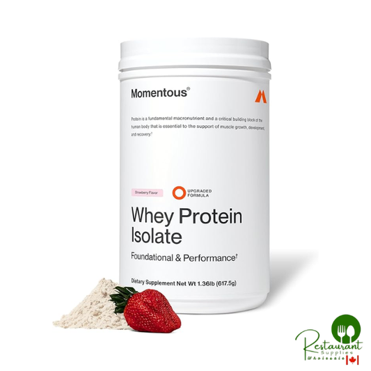 Momentous Essential Grass-Fed Whey Protein Powder 1.36lbs