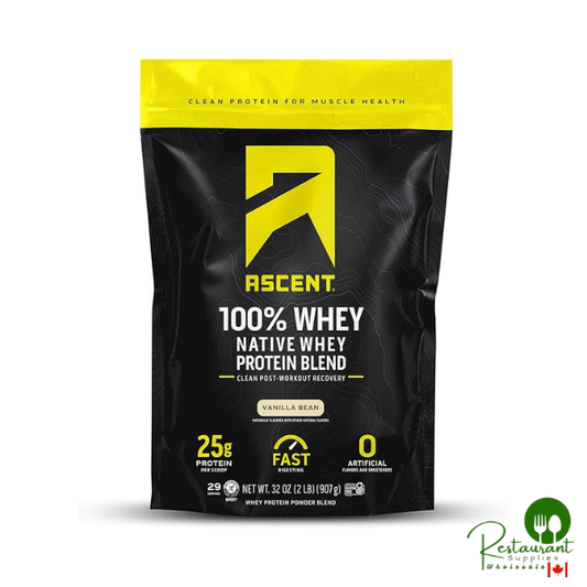 Ascent 100% Whey Protein Powder 2lbs - Post Workout Whey Protein Isolate