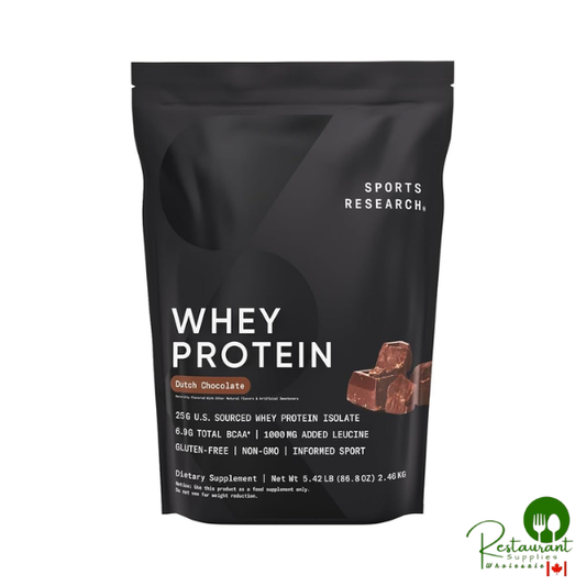 Sports Research Whey Protein - Sports Nutrition Whey Isolate Protein Powder 5.23lbs