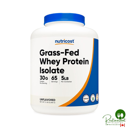 Nutricost Grass-Fed Whey Protein Isolate 5.3lbs
