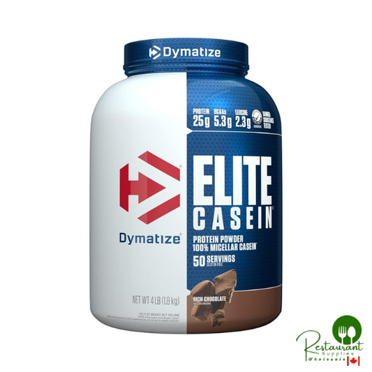 Dymatize Elite Casein Protein Powder 4lbs, Chocolate