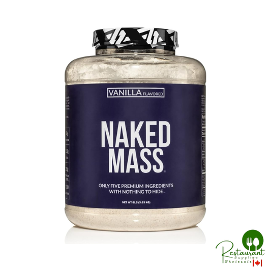 NAKED Vanilla Mass - All Natural Vanilla Weight Gainer Protein Powder 8lbs