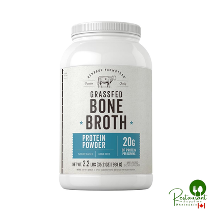 Carlyle Grass Fed Bone Broth Protein Powder 2.2lbs