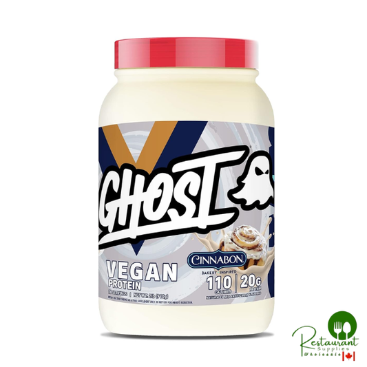 GHOST Vegan Protein Powder, Cinnabon - 2lb