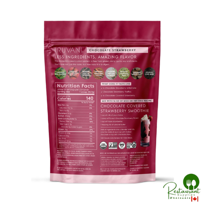 Truvani Vegan Pea Protein Powder | Chocolate Strawberry