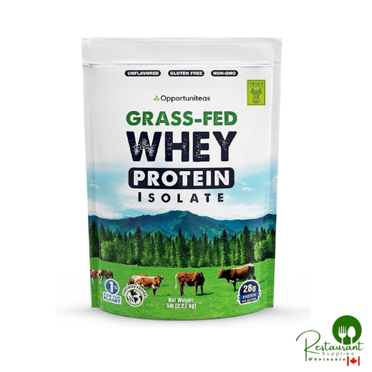Opportuniteas Grass Fed Whey Isolate Protein Powder 5lbs